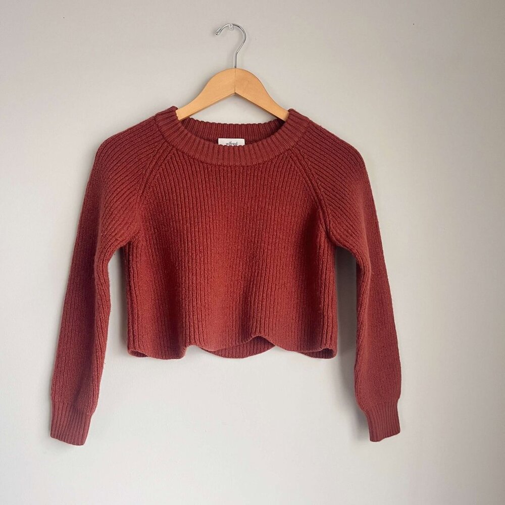 Wilfred Rust Crew Neck Sweater